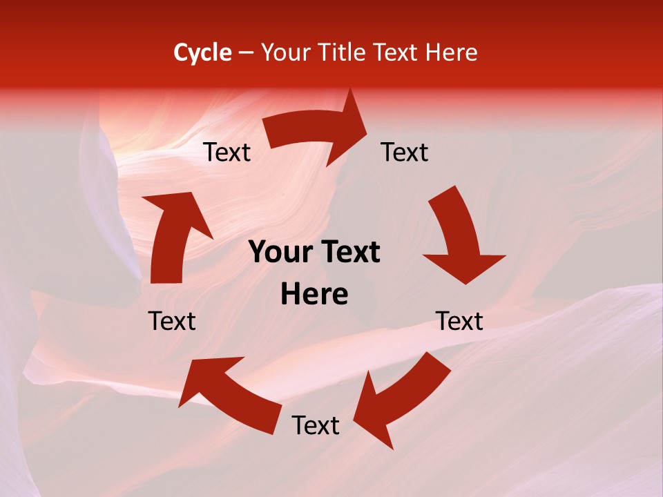 Red Corridor Geology PowerPoint Template