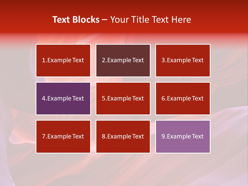 Red Corridor Geology PowerPoint Template