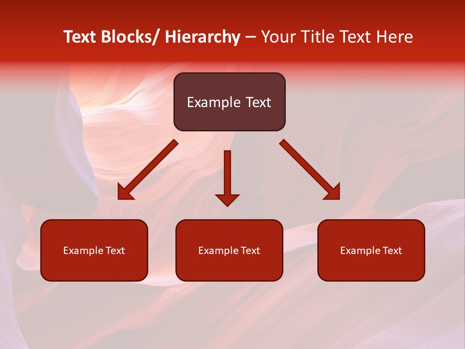 Red Corridor Geology PowerPoint Template
