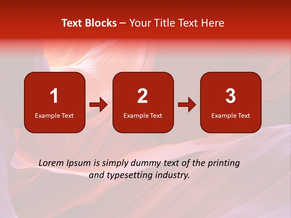 Red Corridor Geology PowerPoint Template