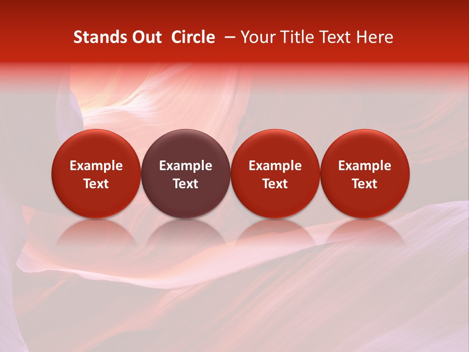 Red Corridor Geology PowerPoint Template