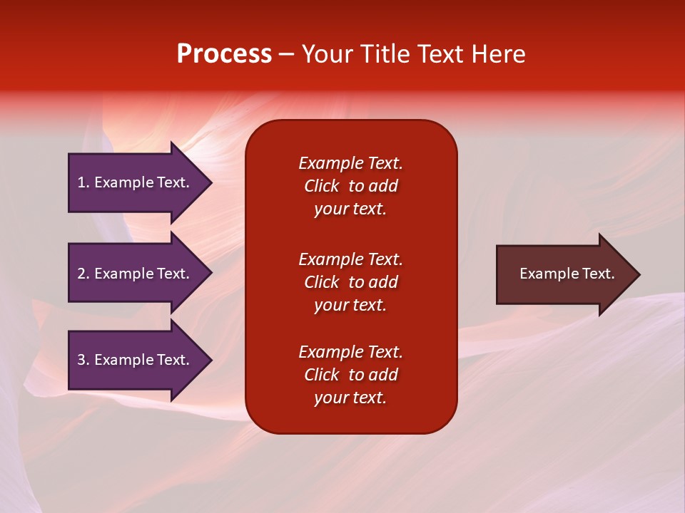 Red Corridor Geology PowerPoint Template