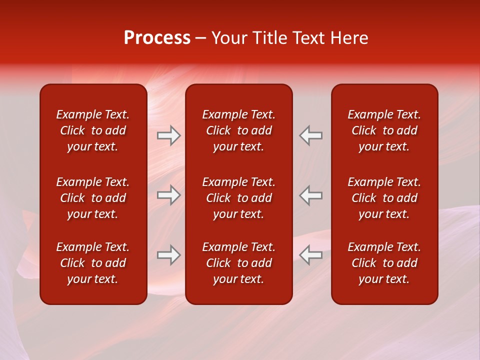 Red Corridor Geology PowerPoint Template