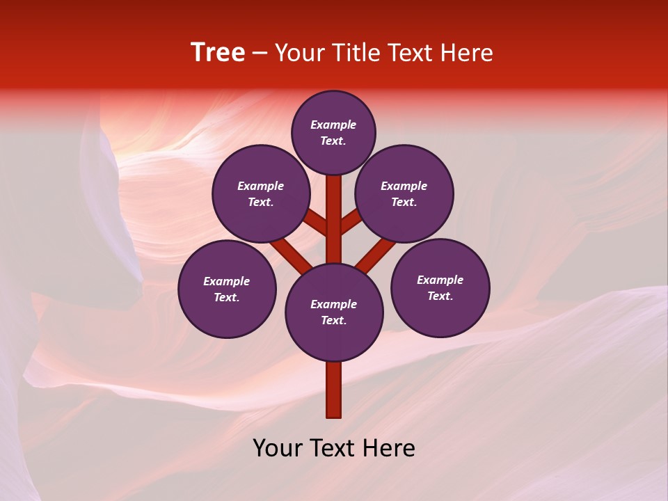 Red Corridor Geology PowerPoint Template