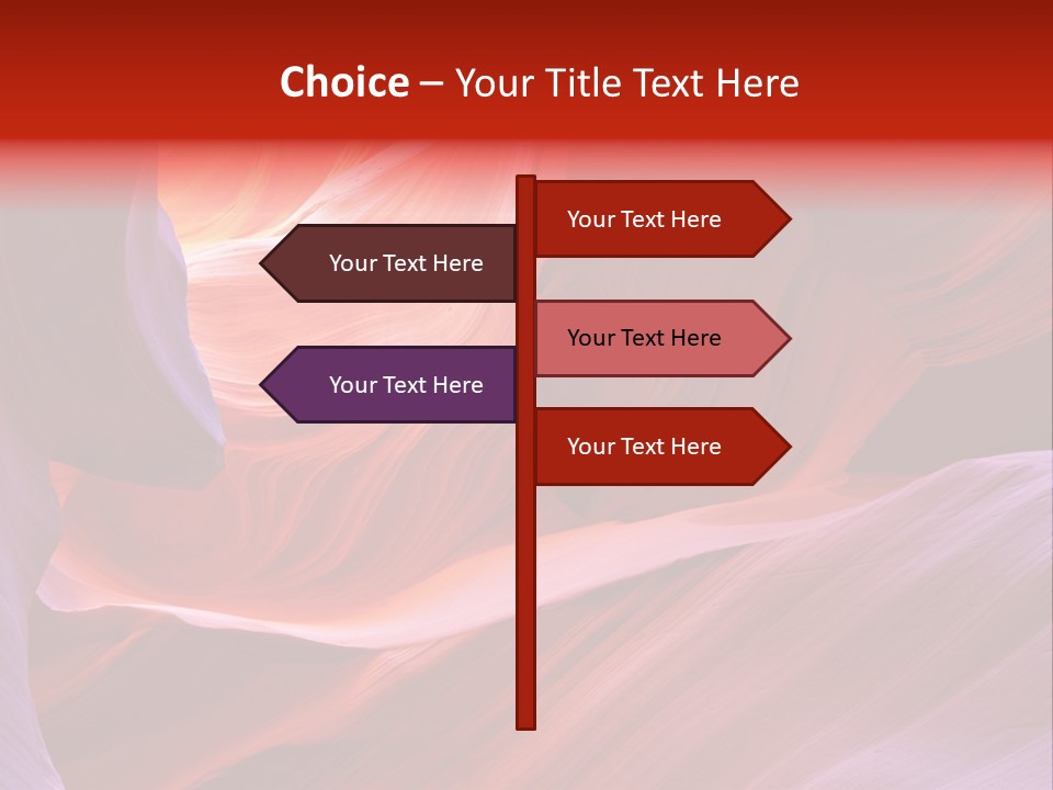 Red Corridor Geology PowerPoint Template