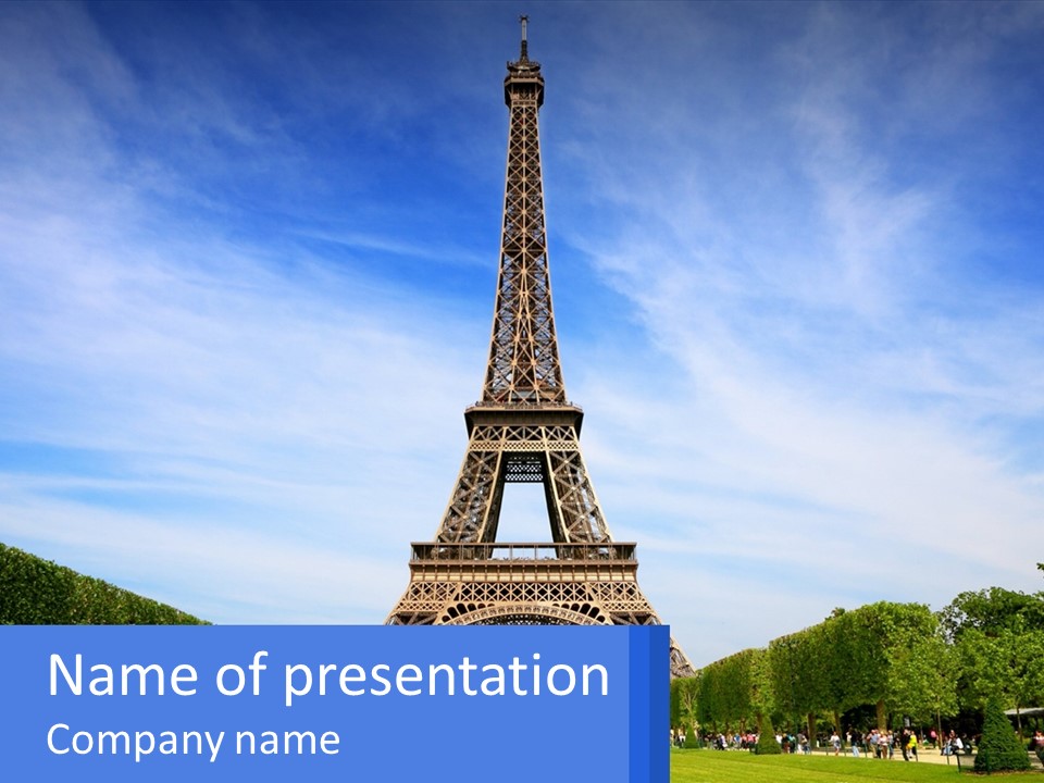 Travel Tour Grass PowerPoint Template