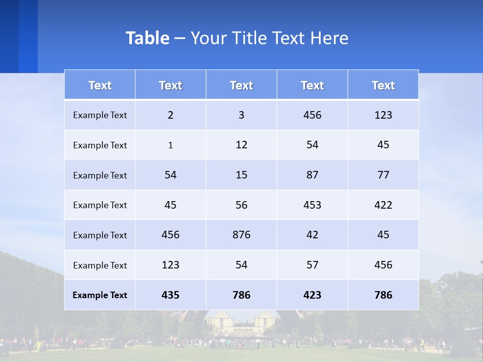 Travel Tour Grass PowerPoint Template