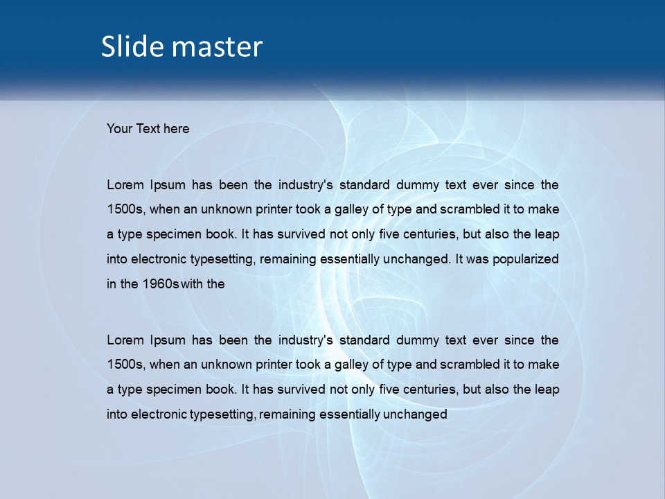 Art Screen Snow PowerPoint Template