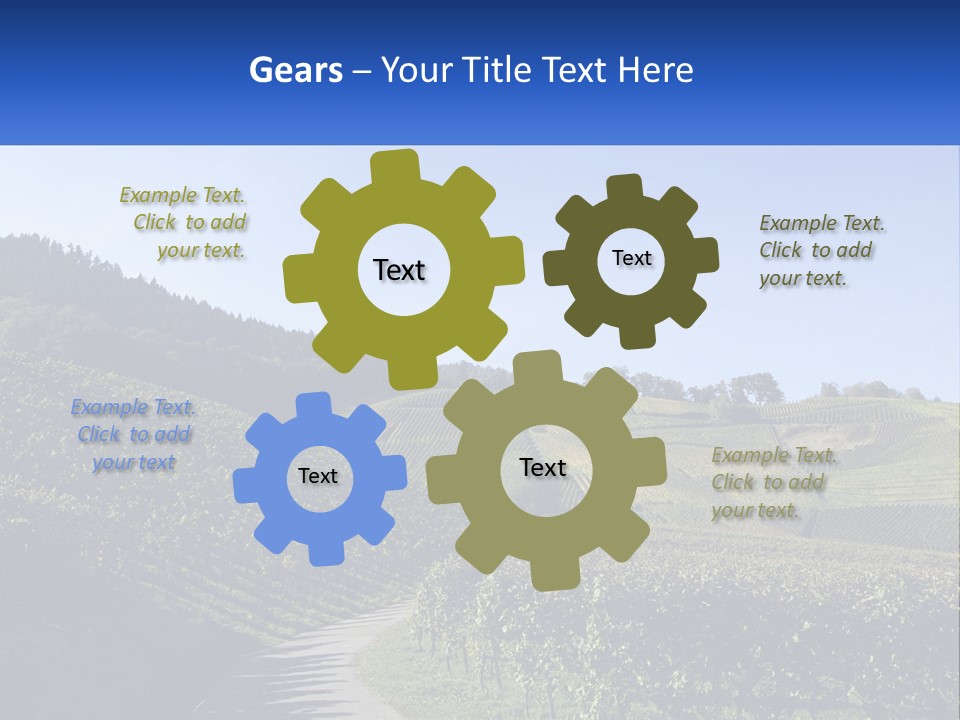 Summer Sunlight Forest PowerPoint Template