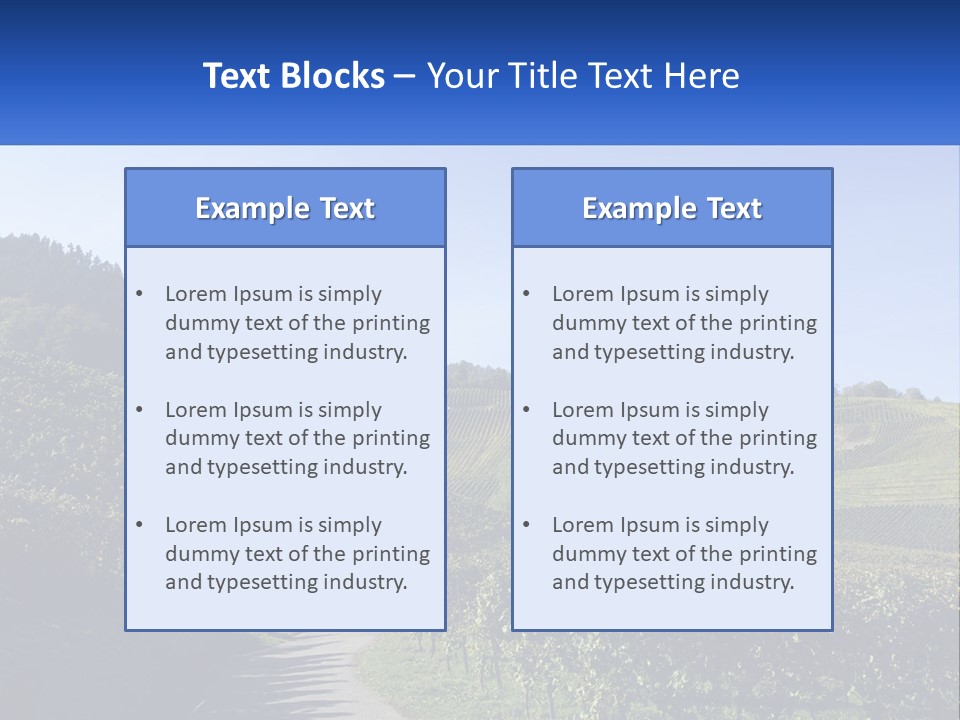 Summer Sunlight Forest PowerPoint Template