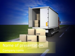 Fast Road World PowerPoint Template