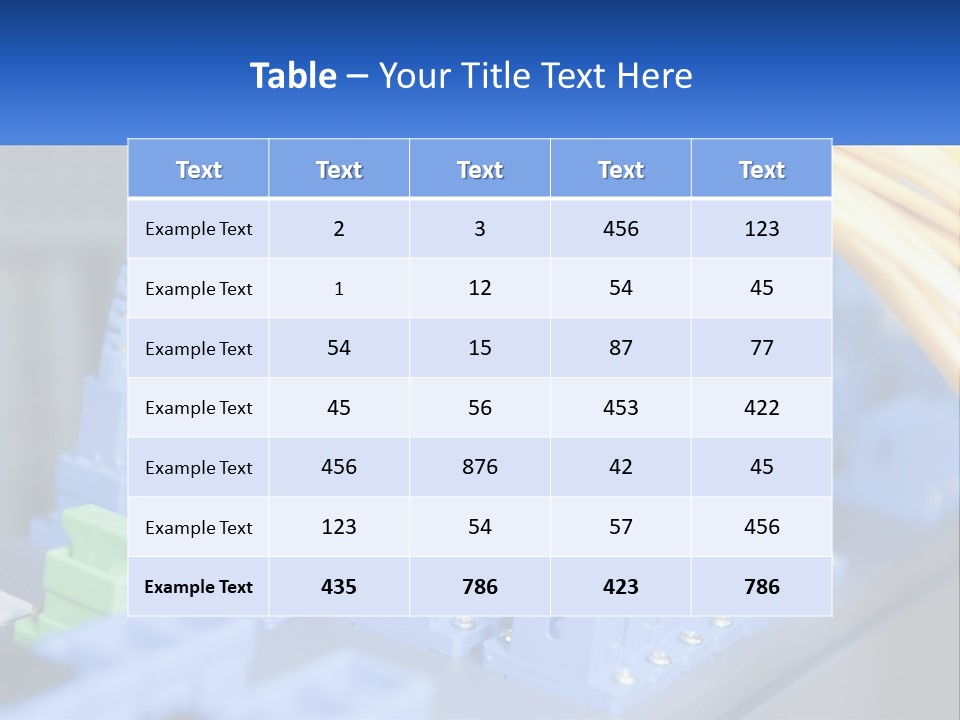 Receptionist Register Support PowerPoint Template
