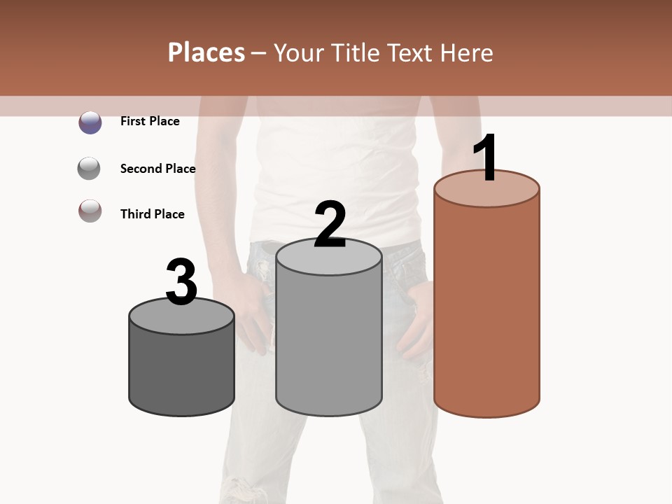 Young Adult Casual White PowerPoint Template