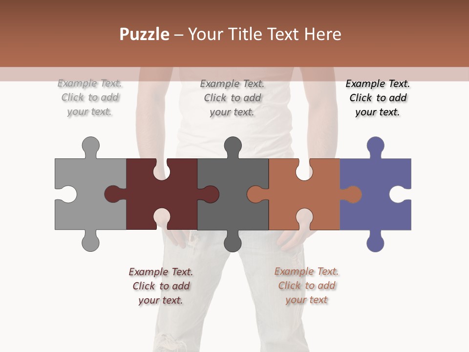 Young Adult Casual White PowerPoint Template