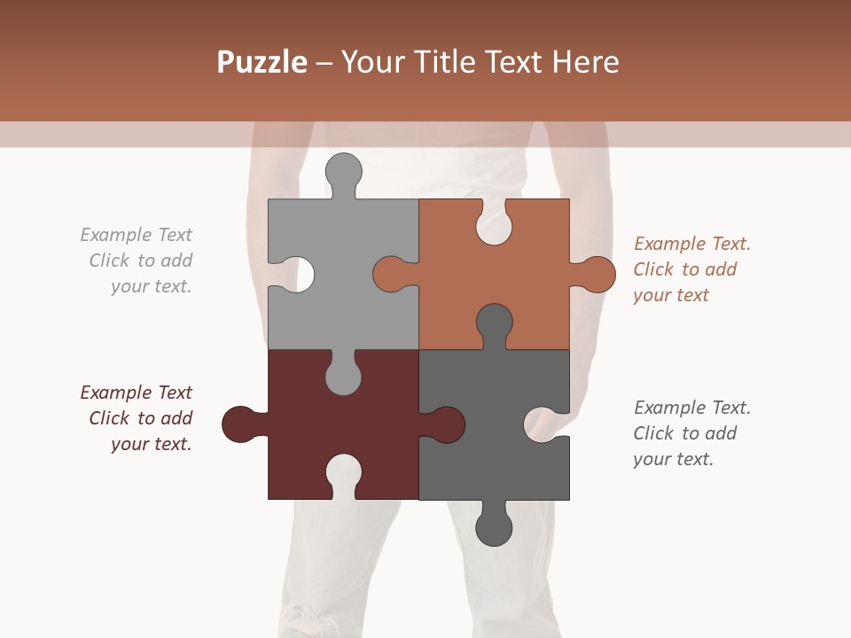 Young Adult Casual White PowerPoint Template