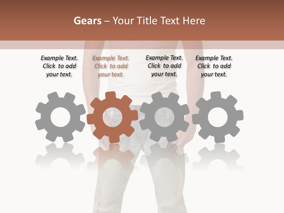 Young Adult Casual White PowerPoint Template