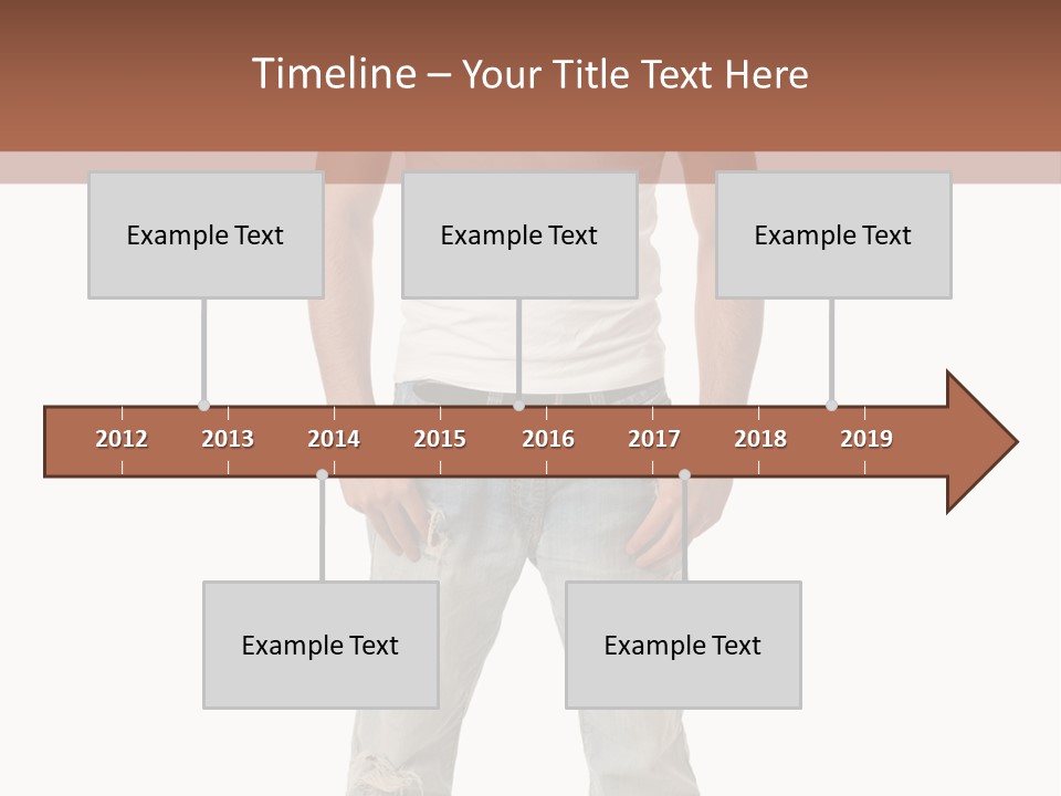 Young Adult Casual White PowerPoint Template