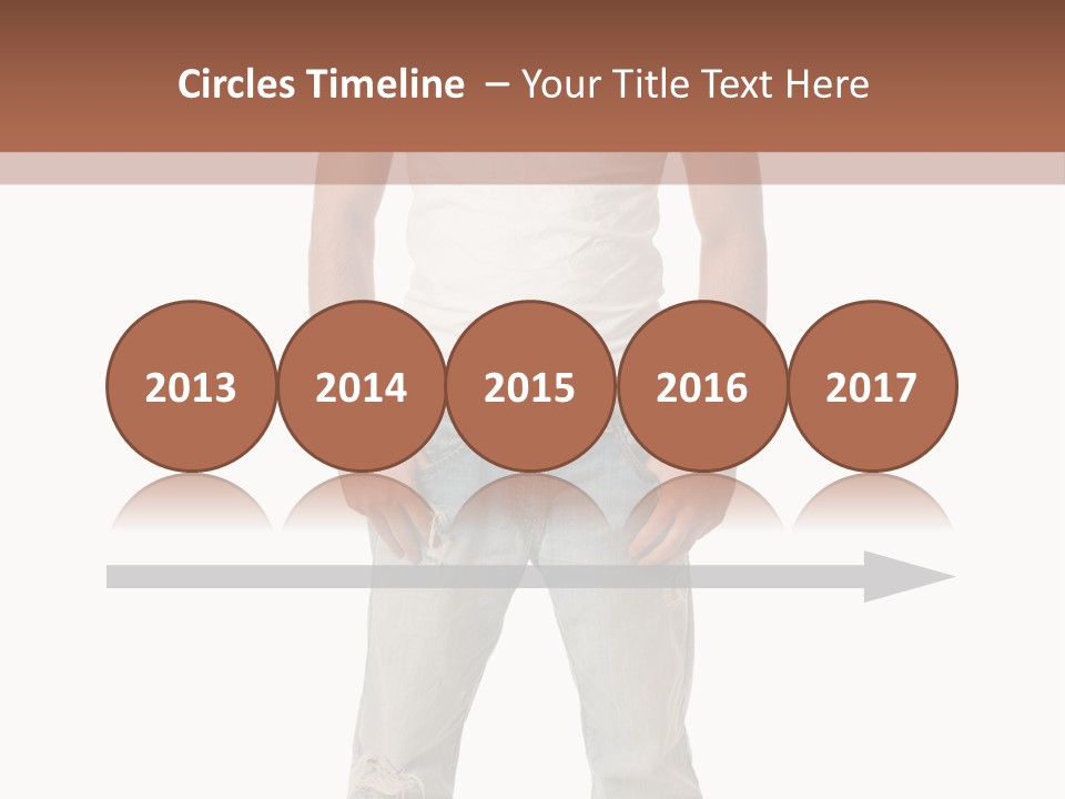 Young Adult Casual White PowerPoint Template