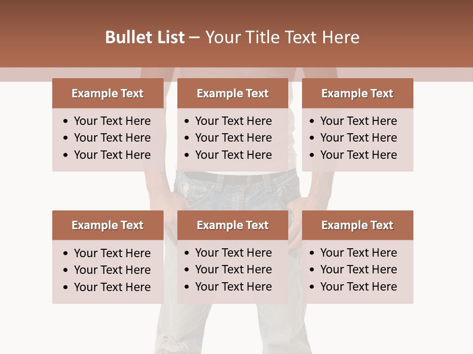 Young Adult Casual White PowerPoint Template