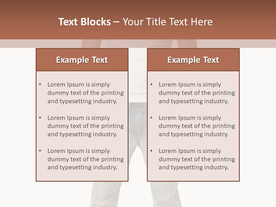 Young Adult Casual White PowerPoint Template