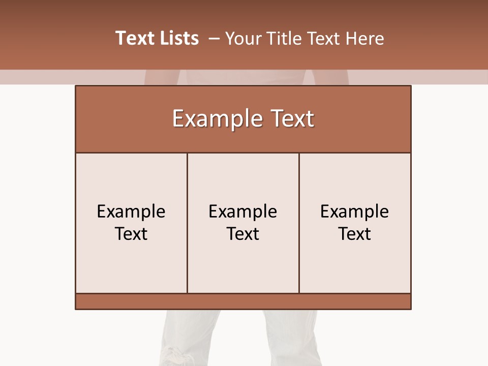Young Adult Casual White PowerPoint Template