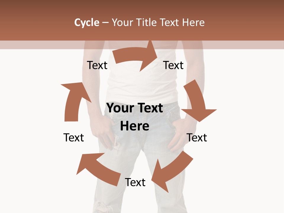 Young Adult Casual White PowerPoint Template