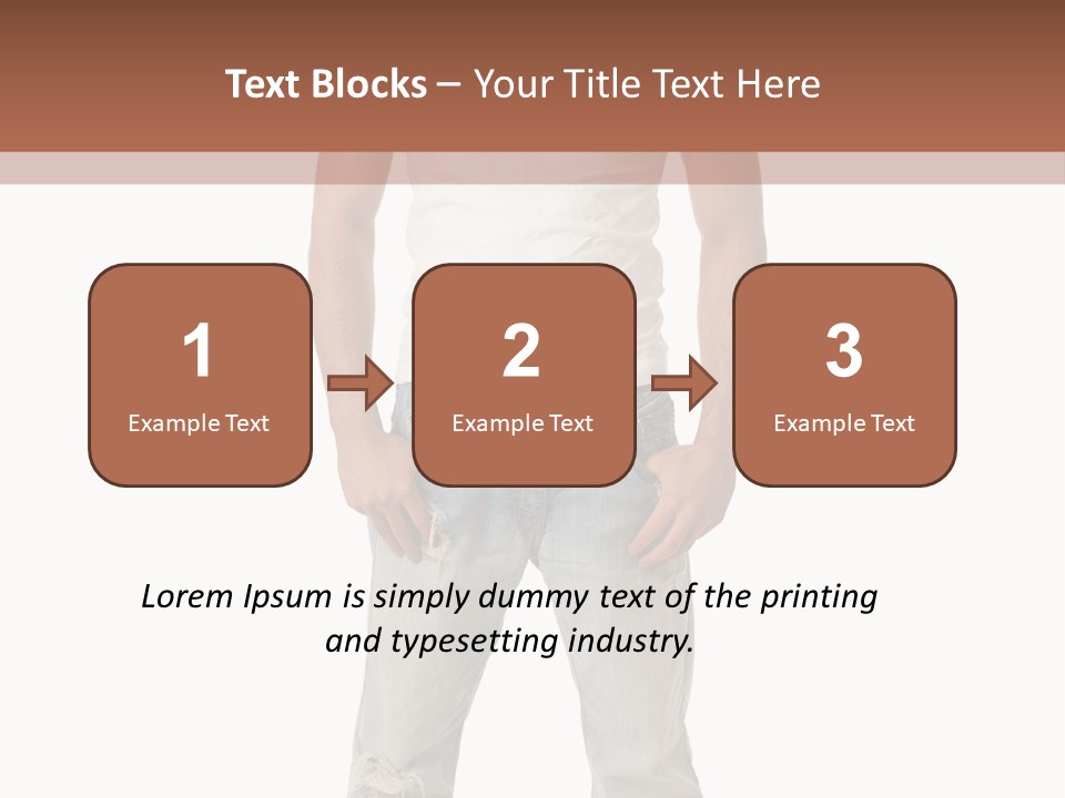 Young Adult Casual White PowerPoint Template