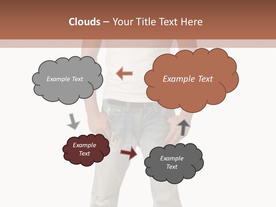 Young Adult Casual White PowerPoint Template