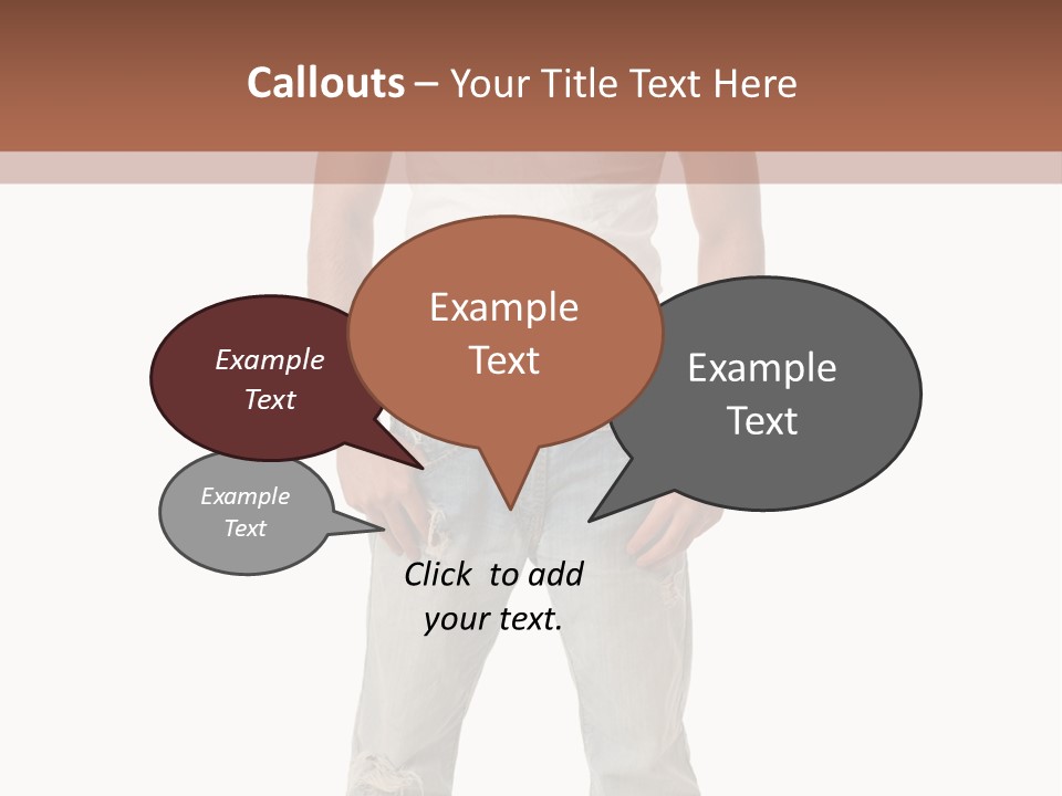 Young Adult Casual White PowerPoint Template