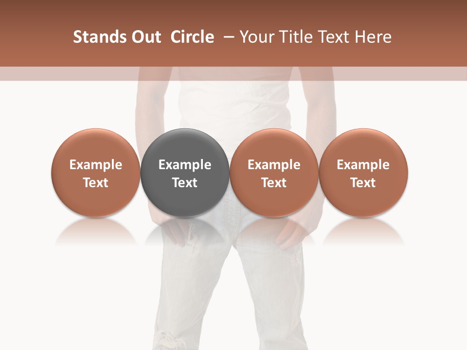 Young Adult Casual White PowerPoint Template