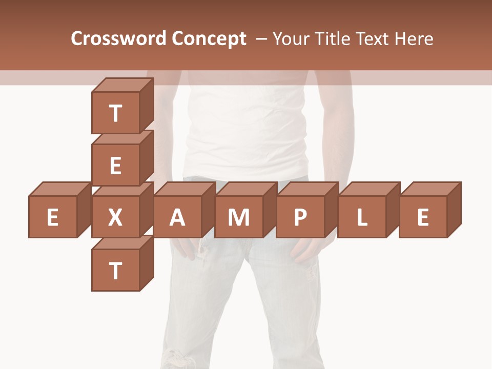 Young Adult Casual White PowerPoint Template