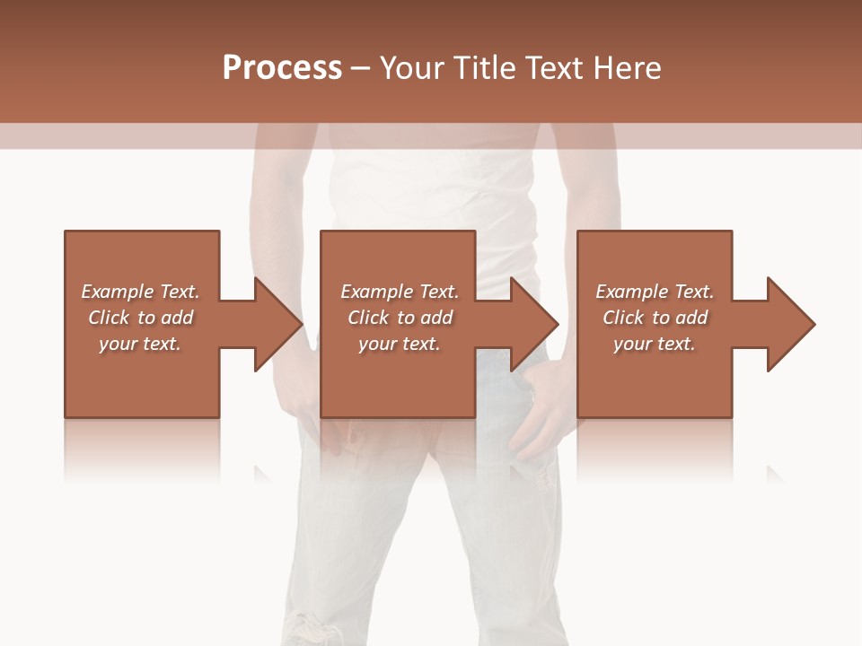Young Adult Casual White PowerPoint Template