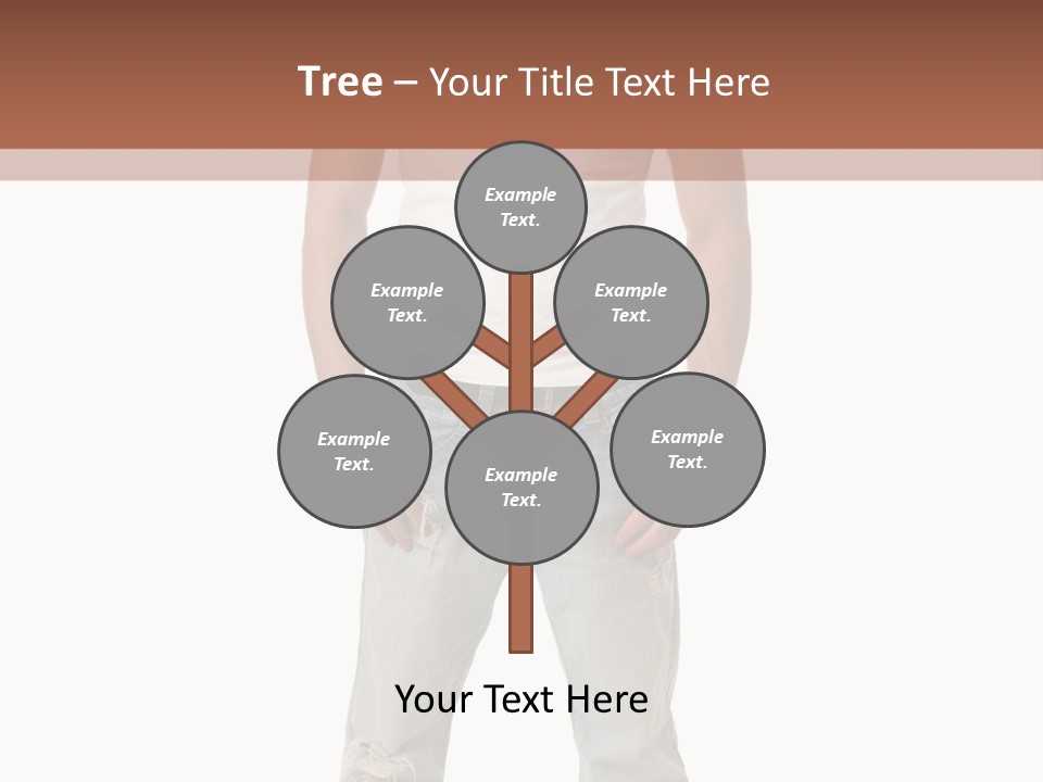 Young Adult Casual White PowerPoint Template