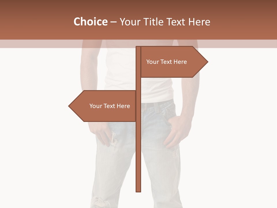 Young Adult Casual White PowerPoint Template