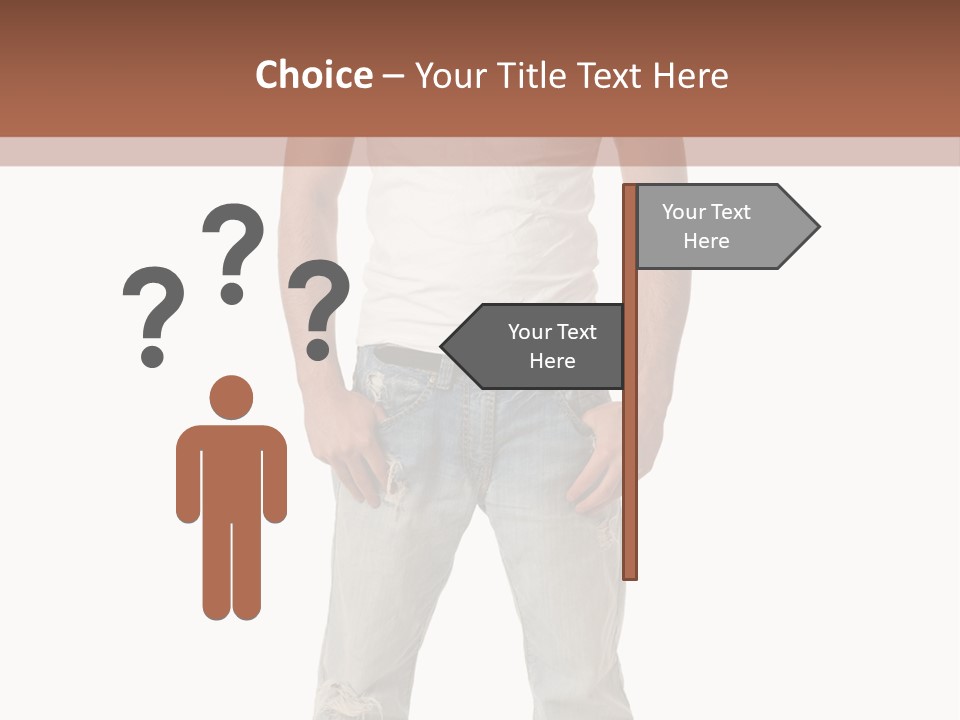 Young Adult Casual White PowerPoint Template