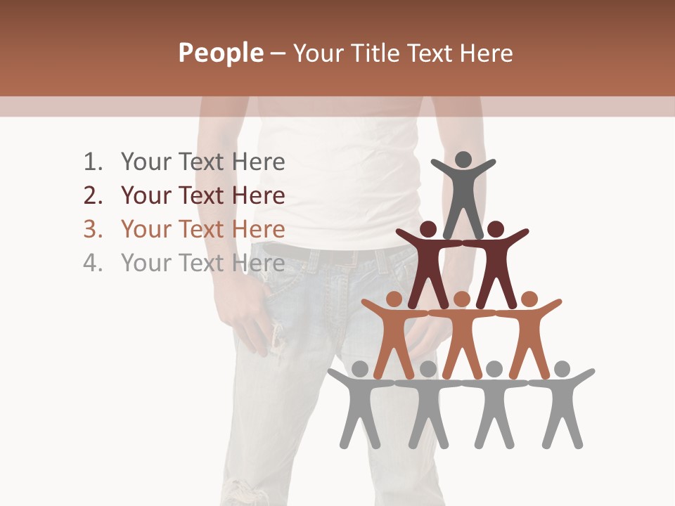 Young Adult Casual White PowerPoint Template