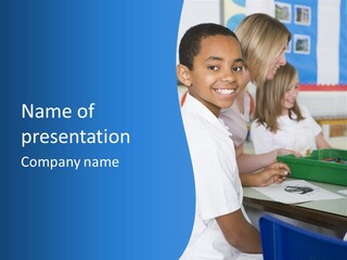 Teacher Mid School PowerPoint Template