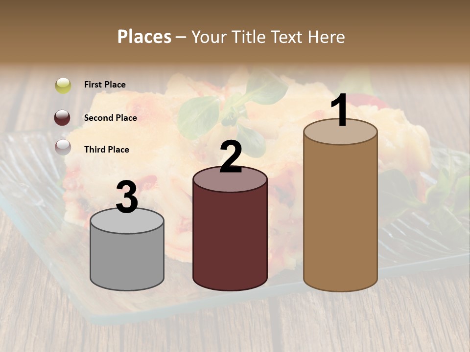 Baked Gratin Vegetable PowerPoint Template