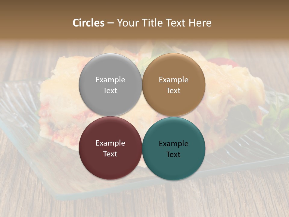 Baked Gratin Vegetable PowerPoint Template