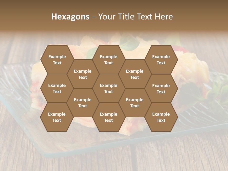 Baked Gratin Vegetable PowerPoint Template