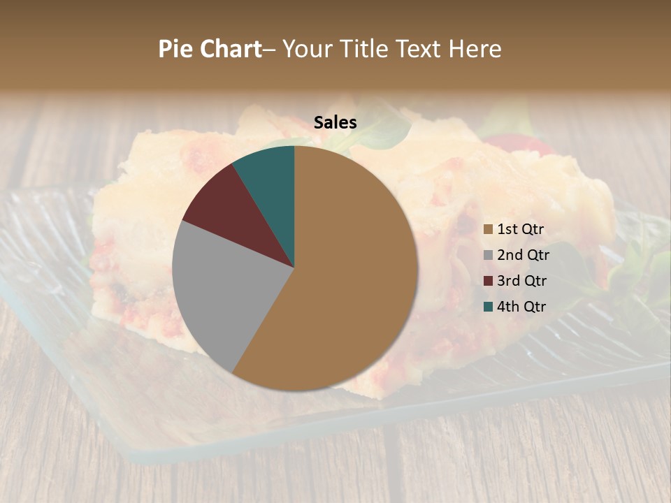 Baked Gratin Vegetable PowerPoint Template