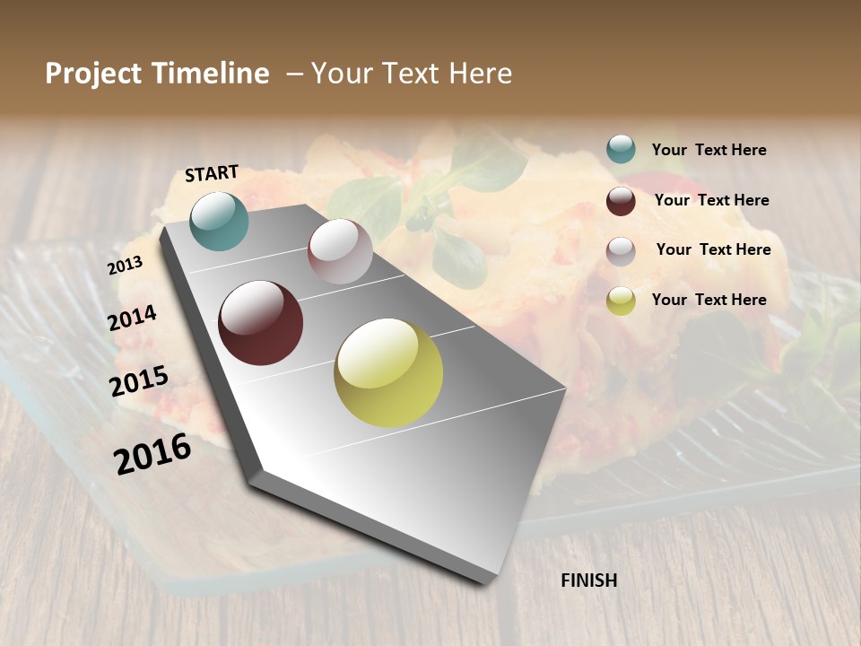 Baked Gratin Vegetable PowerPoint Template