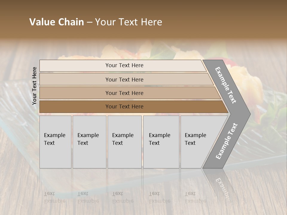 Baked Gratin Vegetable PowerPoint Template