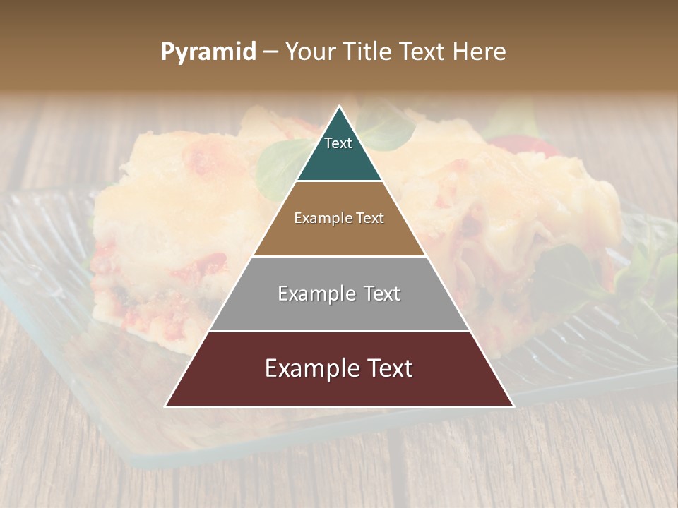 Baked Gratin Vegetable PowerPoint Template