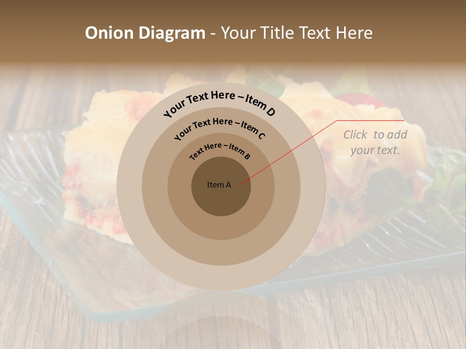 Baked Gratin Vegetable PowerPoint Template