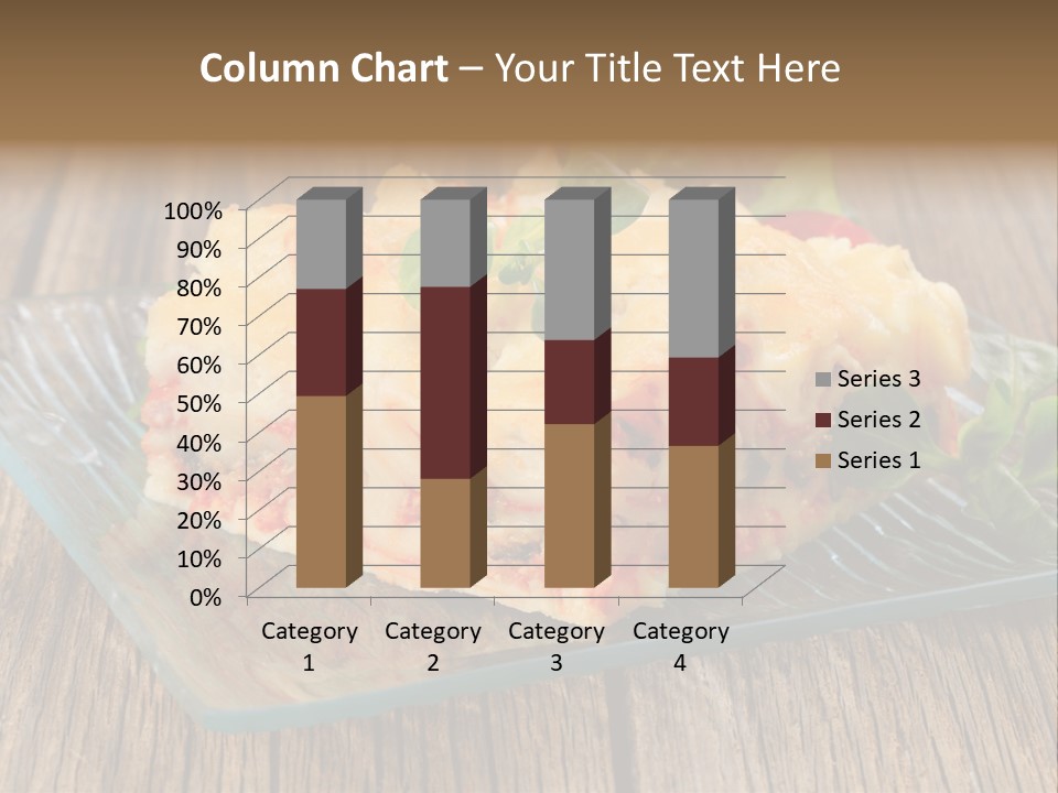 Baked Gratin Vegetable PowerPoint Template