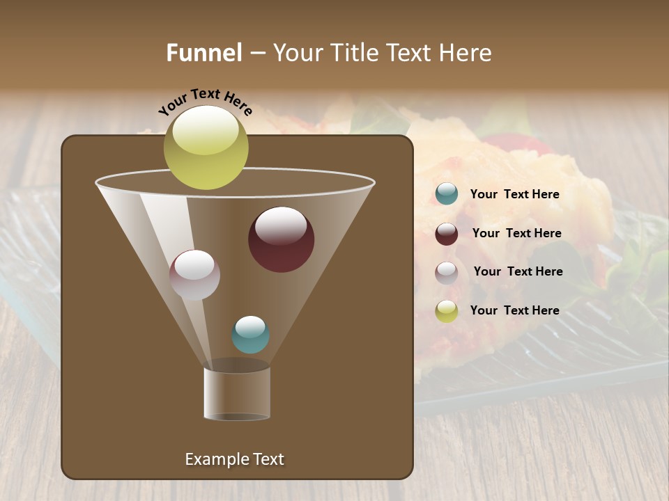 Baked Gratin Vegetable PowerPoint Template