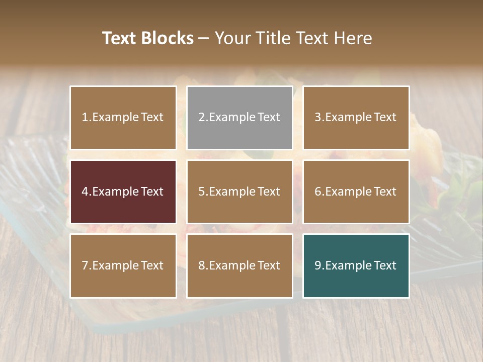 Baked Gratin Vegetable PowerPoint Template