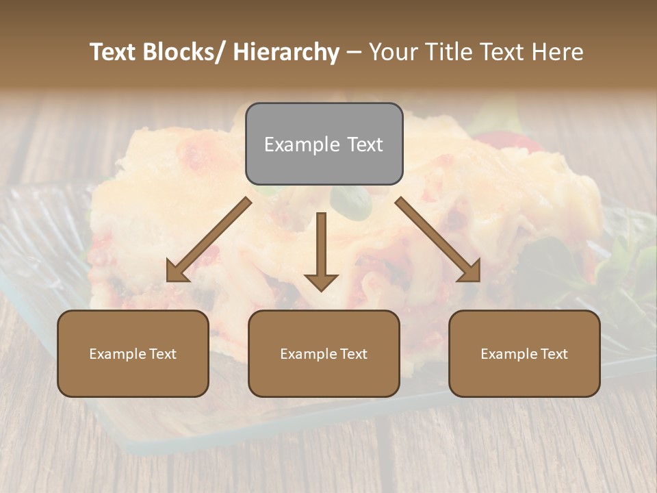 Baked Gratin Vegetable PowerPoint Template
