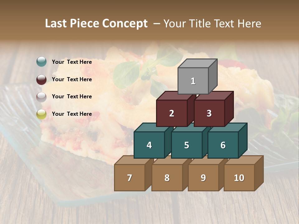 Baked Gratin Vegetable PowerPoint Template